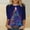 Black, variant on asdoklhq Christmas Pullover Sweaters for Women Fashion Women's Christmas Printed Blouses Three-Quarter Sleeve T-Shirt Round-Neck Top Black 2X