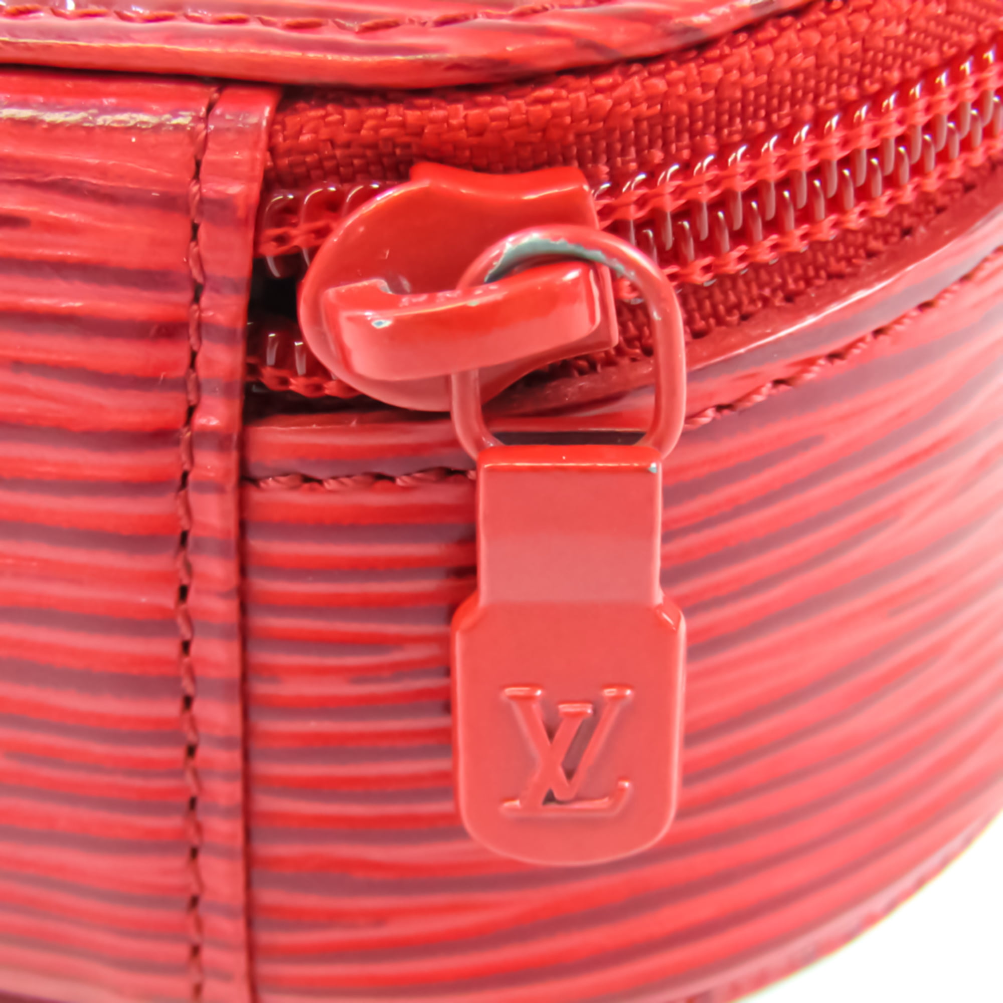Authenticated used Louis Vuitton EPI Ecrin Bijoux 10 M48217 Jewelry Case Castilian Red EPI Leather, Women's, Size: One Size