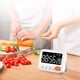 thumbnail image 5 of 2X Temporizador de Cocina Temporizador Digital Cuenta Regresiva Manual Temporizador de Cocina Ducha de Cocina CronóMetro de Estudio Gadget de Cocina, 5 of 5