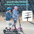 thumbnail image 4 of HOVERMAX Electric Scooter for Kids Ages 6-12, 150W Motor Max Speed 9.3 MPH, 5 Miles Range, Colorful LED Lights, Foldable kids electric scooter, 4 of 8