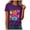 Purple, variant on mgoYE Halloween Shirts for Women Graphic Tees Women's Halloween Print Crew Neck T-Shirt, Funny T-shirts Woman Shirts(Purple,L)
