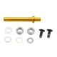 thumbnail image 1 of Accesorios de herramientas para eje de carrete de pesca, piezas de reparación Diy de aleación de aluminio, herramienta de reacondicionamiento, perilla Oro DYNWAVEMX Eje de la perilla del mango del carrete, 1 of 8
