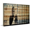 thumbnail image 2 of Parvez Taj Surf at Dusk Pinewood Wall Art, 40" x 60", 2 of 4