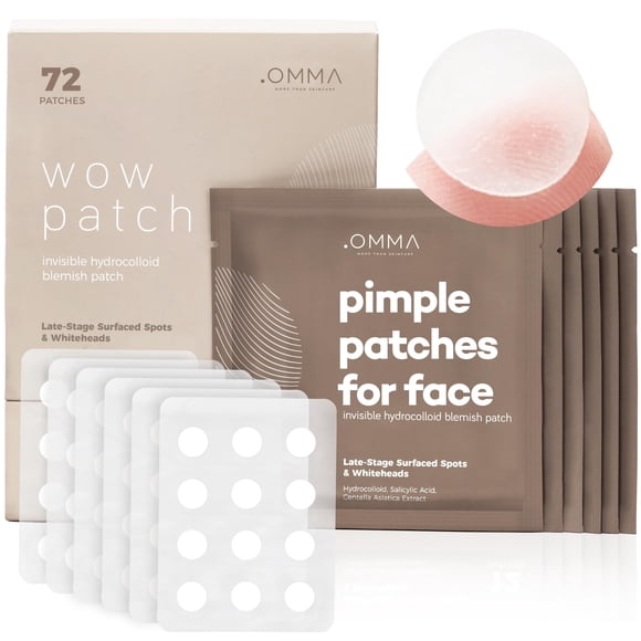Himple Patches OMMA, hidrocoloide coreano, 10 mm (72 unidades)