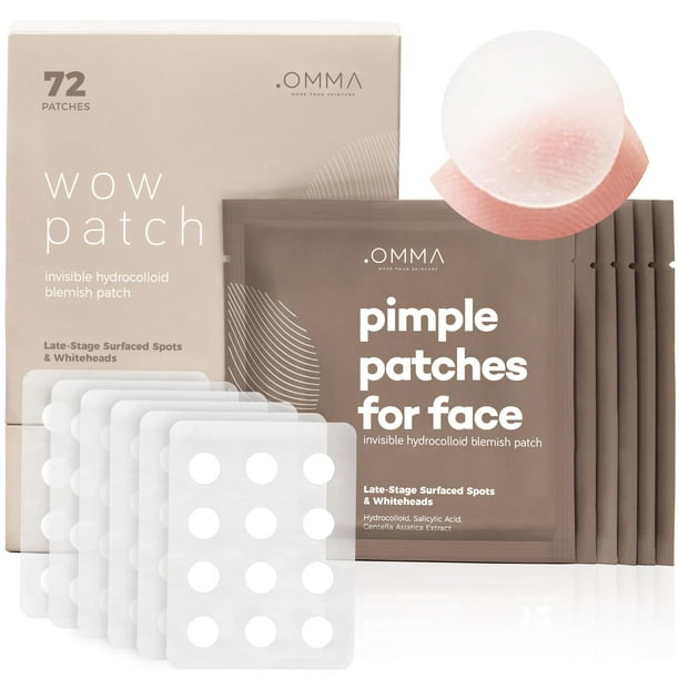Himple Patches OMMA, hidrocoloide coreano, 10 mm (72 unidades)