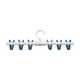 thumbnail image 2 of Tendedero plegable de pared con 6 pinzas | Percha adhesiva sin taladro para calcetines y ropa interior | Organizador de ropa que ahorra espacio para baño y balcón, 2 of 6