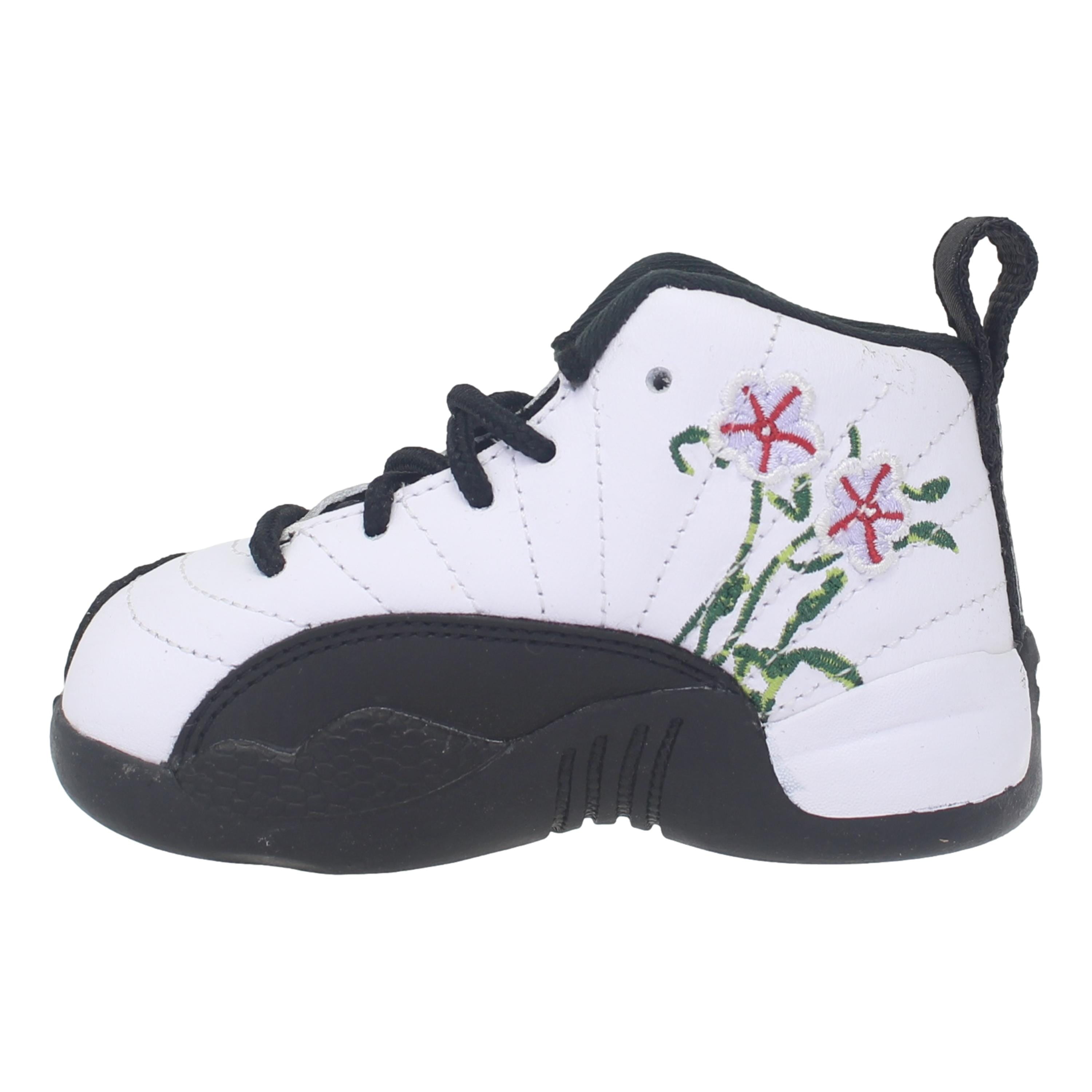 jordan retro 12 black and green