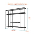 thumbnail image 2 of Closet Organizador Armable Utilisimo 4 Niveles Guardaropa Minimalista, 2 of 5