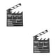 thumbnail image 4 of Methold Director Film Clapboard Escena de acción Clapper Board Película de Clap Slate Theatre Party Decoration Movie Clapper Board negro S 2piezas, 4 of 6