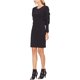 thumbnail image 1 of Vince Camuto Vestido de cóctel con manga de burbuja de crepé para mujer, negro, XX-Small, 1 of 2