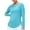 Blue, variant on FamilyThread Women's Long Sleeve Workout Tops Crewneck Yoga Shirts Lightweight Athletic Gym Running Sport Casual T-Shirt
