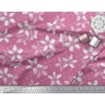 thumbnail image 2 of Soimoi Pink Rayon Fabric Dot & Floral Print Sewing Fabric BTY 56 Inch Wide, 2 of 3