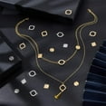 thumbnail image 2 of 80Pcs 8 Styles 201 Stainless Steel Connector Charms Rhombus & Flat Round & Ring Mixed Shapes Golden & Stainless Steel Color 10~19x10~14.5x0.7~1mm Hole: 1.4~1.6mm 10pcs/style, 2 of 6