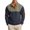 01#Dark Blue, variant on Mens Henley Corduroy Sweatshirt Casual Sweaters for Men Long Sleeve Casual Fashion Button Pullover