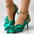 thumbnail image 2 of High Heels For Women SexyPlus Size Elegant Black Green Black White Shoes Dressy Shoes, 2 of 6