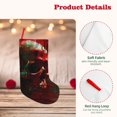 thumbnail image 4 of KLL Red Dark Skull Abstract for 18" Christmas Stocking Snowman Xmas Stocking Holiday Christmas Decoration Gifts for Family Kids, 4 of 8