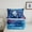 Blue, variant on Castle Fairy Child Cute Sea Salamander Twin Comforter Sets,Cartoon Axolotl Bedding Set