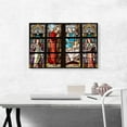 thumbnail image 2 of ARTCANVAS Church Windows Home decor Canvas Art Print - Size: 26" x 18" (0.75" Deep), 2 of 9