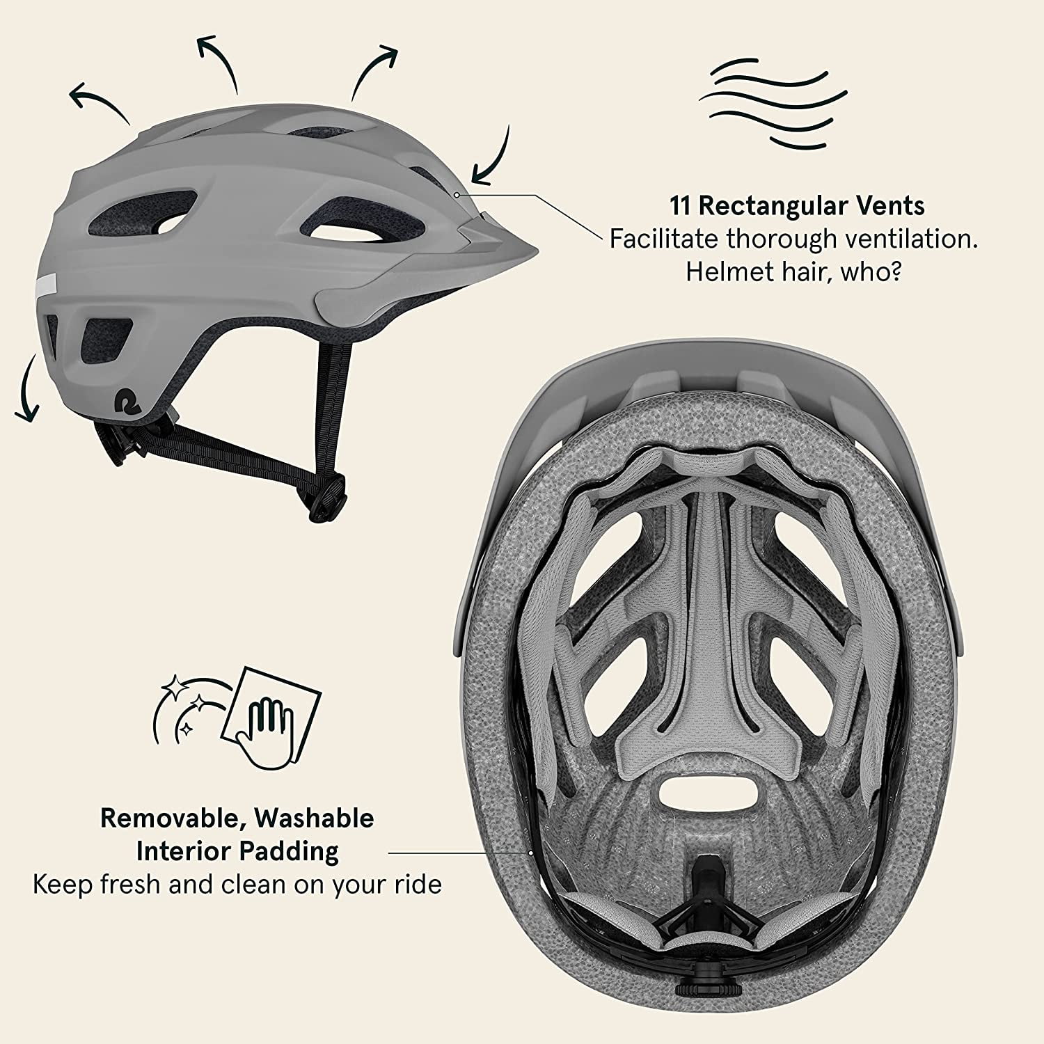 Retrospec Adult Bike Helmet with LED Safety Light, Adjustable Dial and Removable Visor for Men & Women