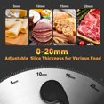 thumbnail image 4 of Cortadora de carne eléctrica CUSIMAX con cuchillas de 8,7" 120 V, 4 of 6