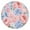 Pioneer Flower Floral-2, variant on Pioneer Flower Floral Print Pattern Round Fitted Tablecloth with Elastic Edge,Dining Table Cover Waterproof,Outdoor Round Tablecloth for Camping,Dining,Indoor and Outdoor