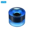 thumbnail image 3 of Uxcell 70mm 78A Soft Cruiser Wheels Street Wheels Skateboard Wheel Replacement PU Clear Blue 4 Pack, 3 of 5