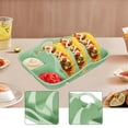 thumbnail image 6 of Taco Plate Taco Holder Stand Reusable Silicone Material for Family Home Kitchen Restaurant Gathering Use, 6 of 9