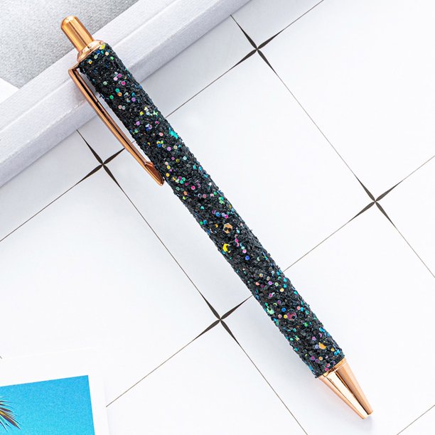 Bolígrafos de punta redonda, cómodos bolígrafos de escritura, bonitos bolígrafos retráctiles en tonos pastel para diario, bolígrafos de tinta negra de punta media de 1,0 mm para regalo, bonitos