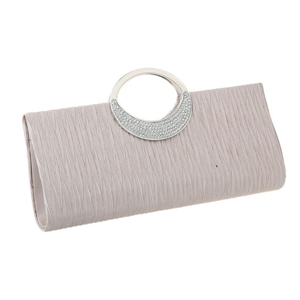 Minnieouse Bolso de mano ligero de poliéster para mujer, elegante y sin esfuerzo, bolso de noche resistente y duradero Bolsas de mensajero y de hombro albaricoque