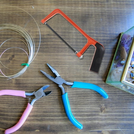 Toyvian Compact Orange Hand Saw for Woodworking Lightweight Aluminum Alloy Frame Portable Outdoor Use