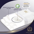 thumbnail image 4 of Almohada viscoelástica Royal Therapy Queen para aliviar el dolor de cuello, 4 of 7