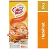 Coffee mate Hazelnut Non-Dairy Creamer, 0.375 fl oz, 50 Count Tubs
