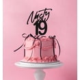 thumbnail image 3 of Cake Topper Hequoyer Nasty 19 saludos a su 19 cumpleaños, 3 of 7