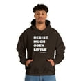 thumbnail image 6 of Resist Much Obey Little Hoodie Sweatshrit, Walt Whitman Quote Hoodie, 6 of 9