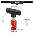 thumbnail image 3 of Unique Bargains Car Hood Lift Support Clamp Lift Rod Clamp Strut Holder Retainer Tool 14mm Aluminum Alloy Red, 3 of 7