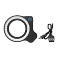 thumbnail image 1 of Luz de relleno para teléfono móvil,Lente de luz de relleno universal para teléfono,Lámpara LED de anillo con clip para selfies en teléfono,pequeña,Lámpara de lente portátil Mini, 1 of 10
