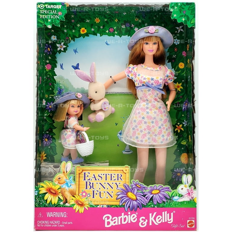 Easter Bunny Fun Barbie & Kelly Special Edition Gift Set
