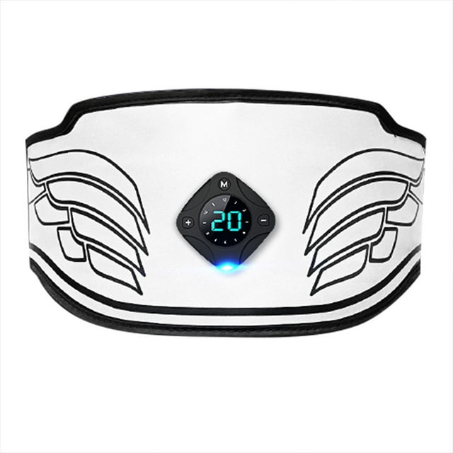Electronic Abs Toning Training Belt Ab Machine Abdominal Toning Belt Workout Portable for Abdomen Arm Leg Home Office