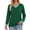 Green, variant on Color Block T Shirts for Women V Neck Long Sleeve Womens Shirts Loose Fall Tops with Pocket