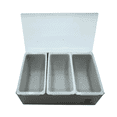 thumbnail image 4 of Caja Para Condimentos Kitchen Facilities Acero Inoxidable 3 Compartimentos, 4 of 5