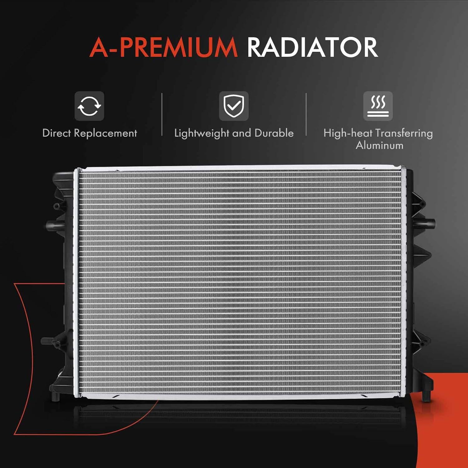 A-Premium Engine Coolant Radiator Assembly Compatible with  