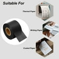 thumbnail image 4 of Uxcell 1.57"x918' (40mmx280m) Wax Thermal Transfer Ribbon, 4 Roll 1" Core Ink Out Barcode Printer Ribbon, Black, 4 of 6