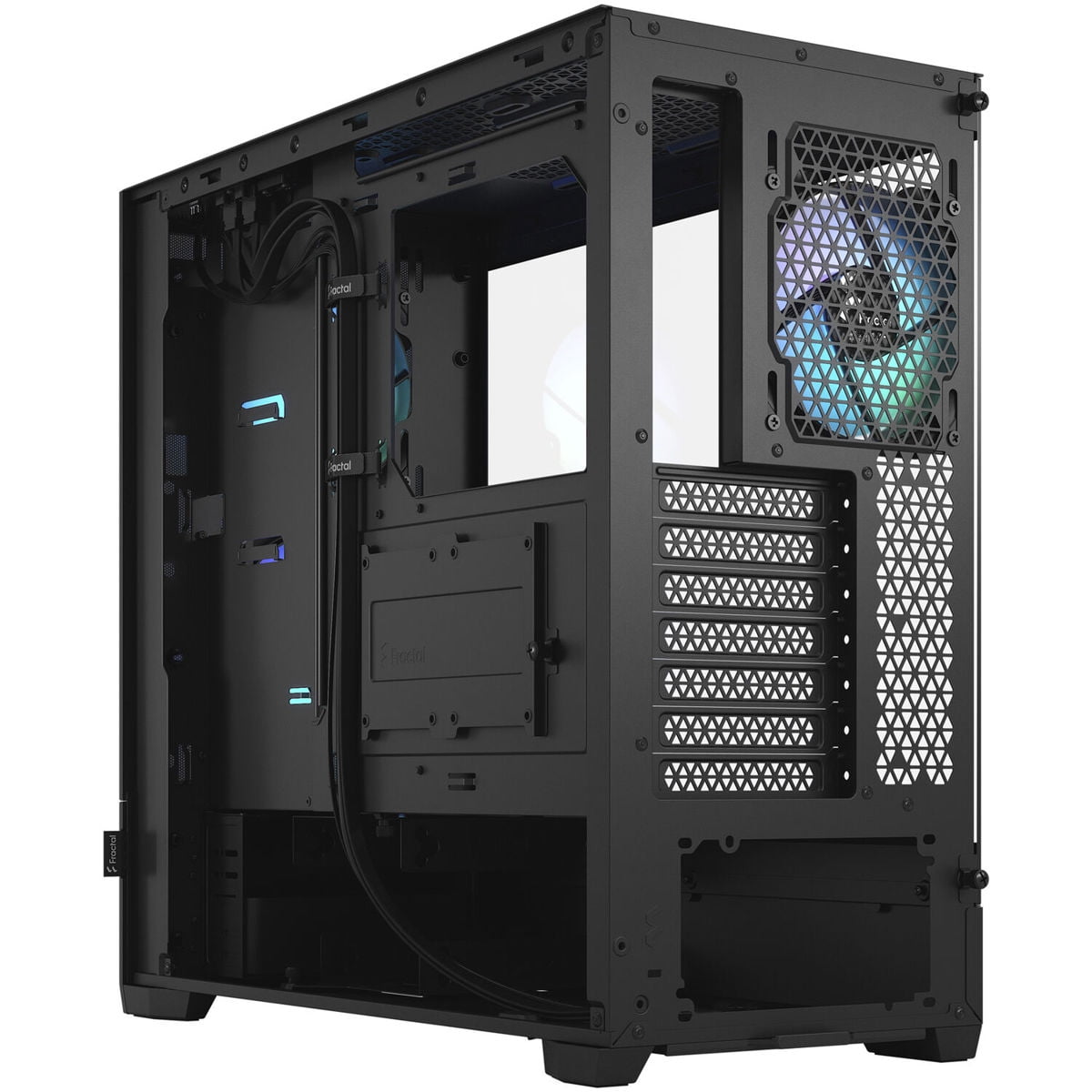 Fractal Design Pop Air RGB Black TG ATX High-Airflow Clear Tempered Glass Window Mid Tower Computer Case