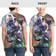 thumbnail image 4 of Valoranta Youth T-Shirts Graphic Shirts Blouse For Teen Boys Girls Casual Short Sleeve Tee Tops Large, 4 of 6