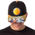 thumbnail image 3 of Dragon Ball Hat Z Anime 4 Star Dragon Ball Embroidered Patch Super Saiyan Goku Gohan Trunks Vegeta Precurve Snapback Cap, 3 of 6