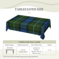 thumbnail image 6 of Rectangle Table Cloth, Scottish Clan Fergusson Ferguson Tartan Resistant Washable Tablecloth Decorative Table Cover for Dining, Indoor and Outdoor, 6 of 6