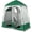 Dark Green, variant on XgoodX 2 Room Shower Tent, 7.5 FT Instant Pop Up Shelter with Carrying Bag, Privacy Changing Room Tent,Perfect for Portable Toilet, Camping, Dressing, Outdoor Indoor, Easy Set Up