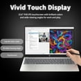 thumbnail image 4 of HP 15 Touchscreen Laptop, 15.6" FHD IPS Display, AMD Ryzen 7 7730U, 64GB RAM, 2TB SSD, AMD Radeon Graphics, Windows 11 Pro, Copilot, Numeric Keypad, Wi-Fi 6, 4 of 13