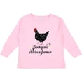 thumbnail image 3 of Inktastic Backyard Chicken Farmer Ancona Hen Girls Long Sleeve Toddler T-Shirt, 3 of 5