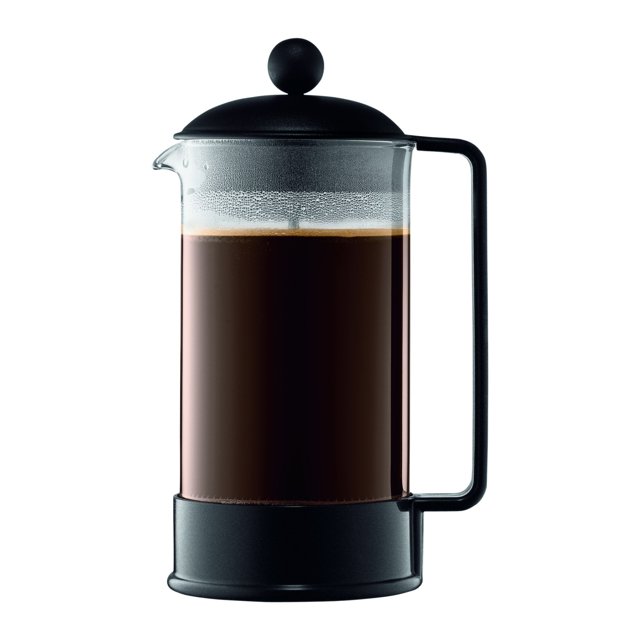Bodum 1548-01US Brazil French Press Coffee Maker, 8 Cup, 34 Ounce, Black